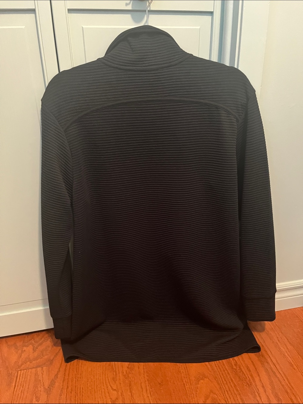 Mondetta Black Ribbed Zip-Up Jacket - Picture 3 of 3